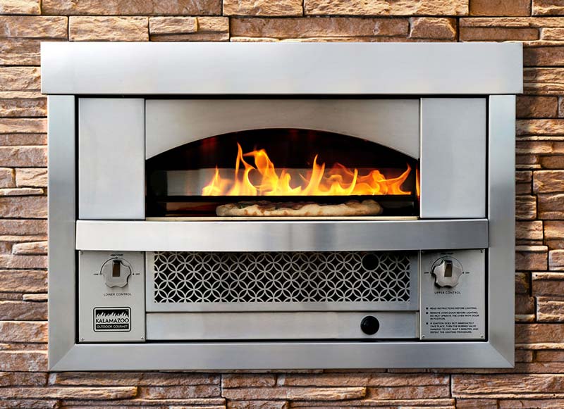 Kalamazoo oven pizza muur inbouw